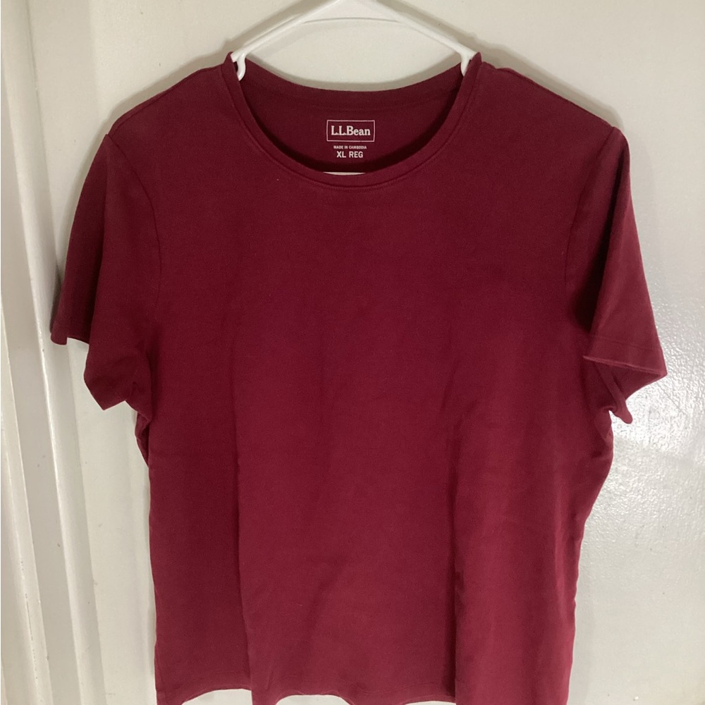 LL Bean Short Sleeve Crew Tee Size XL - Picture 2 of 5